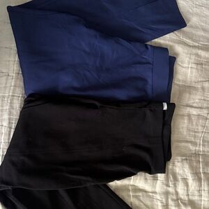 2 Pair, XL Cartolina Black and Blue Pants Set